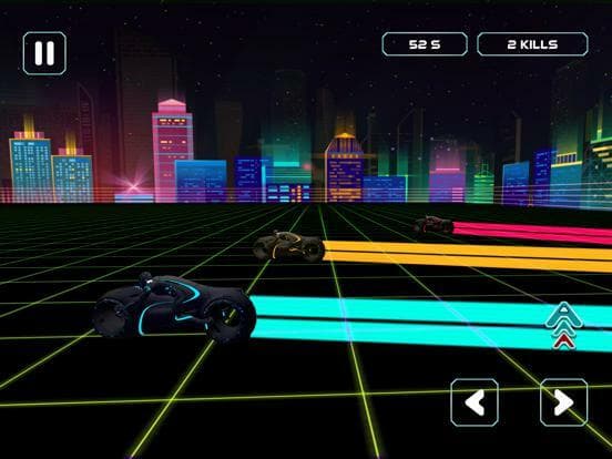 Neon Race - Light Bike Race screenshot 5