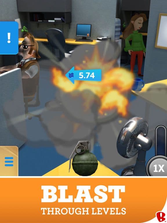 Paper Toss Boss screenshot 3