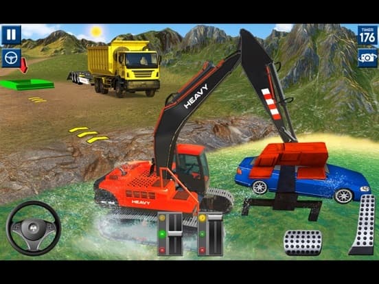Construction Excavator Game 3d screenshot 4