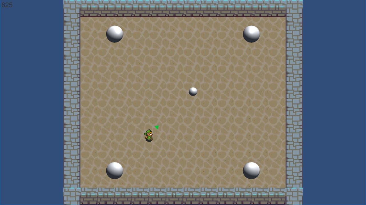 Link Pops Bubbles in a Room