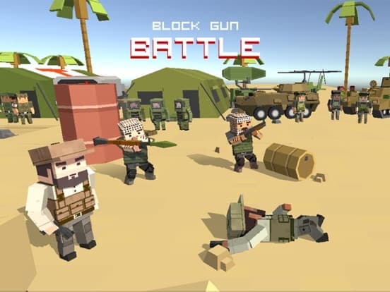 Block gun battle 3d screenshot 2