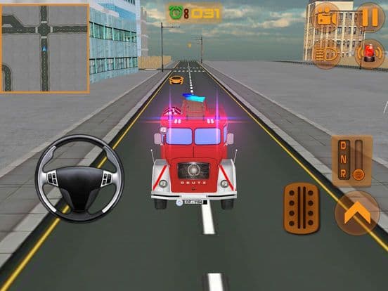 FireFighter truck driver real hero emergency parking screenshot 3