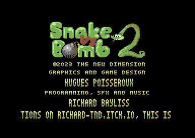 Snake Vs Bomb 2 - Canyon Chaos [Commodore 64] screenshot 3