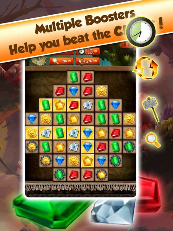 Jewel Games Quest - Match 3 # screenshot 5