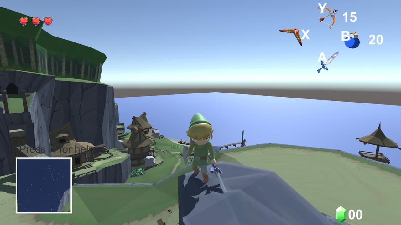 Legend of Lonk: Windwaker remade in Unity screenshot 4