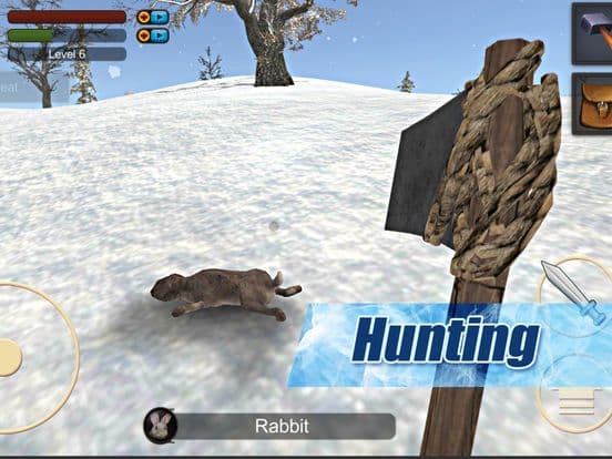 Survival Game Winter Island 3D screenshot 4