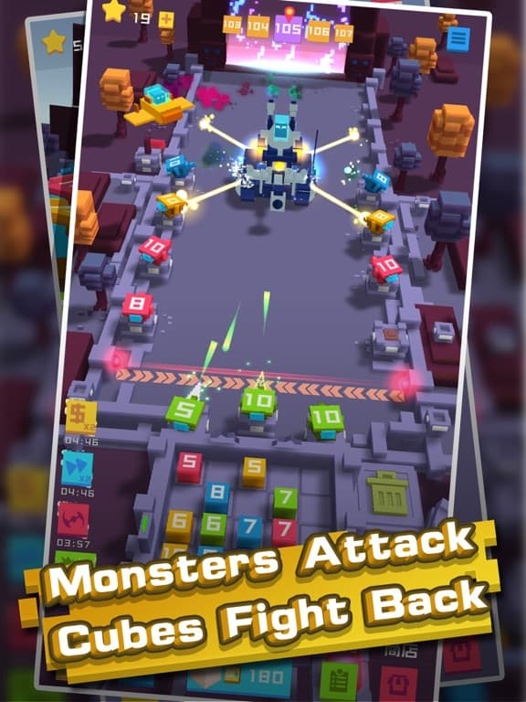 Cube Shooter: Tower Defense screenshot 2