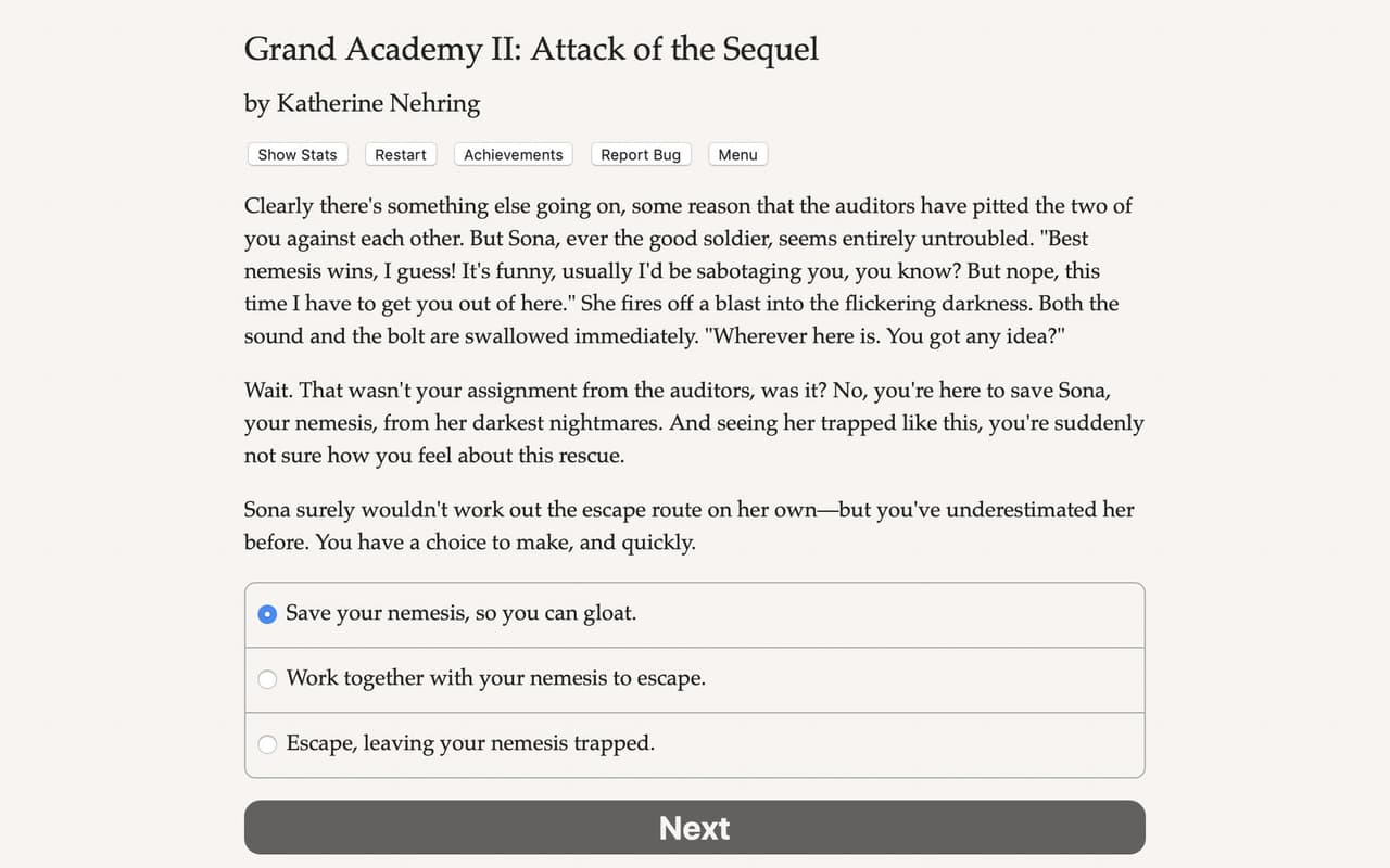 Grand Academy II: Attack of the Sequel screenshot 4