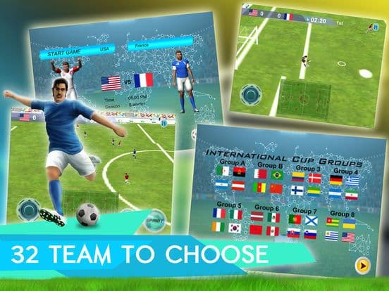 Soccer cup 2018 games footbal screenshot 4