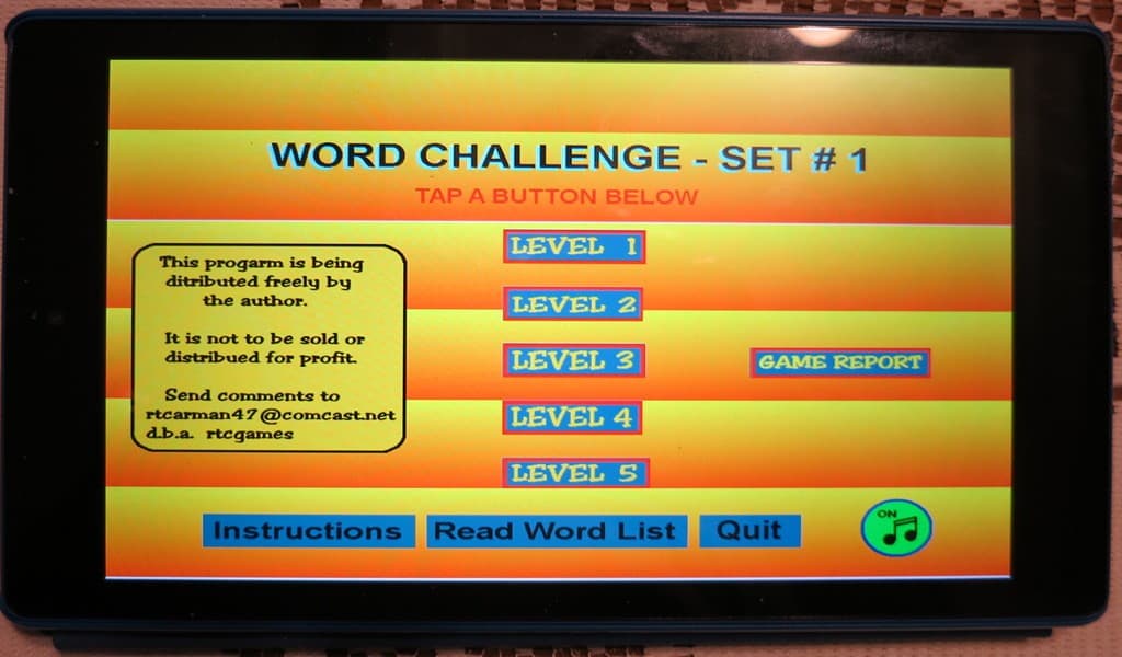 Word Challenge - Set 1 screenshot 5