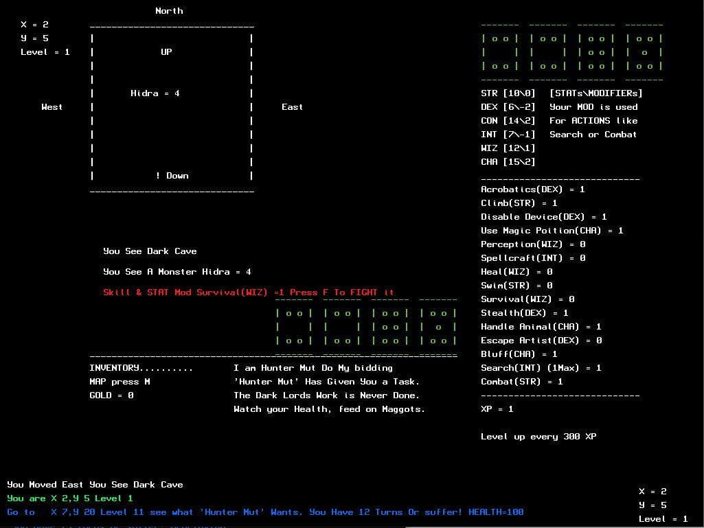 Dark Lord traditional roguelike screenshot 2