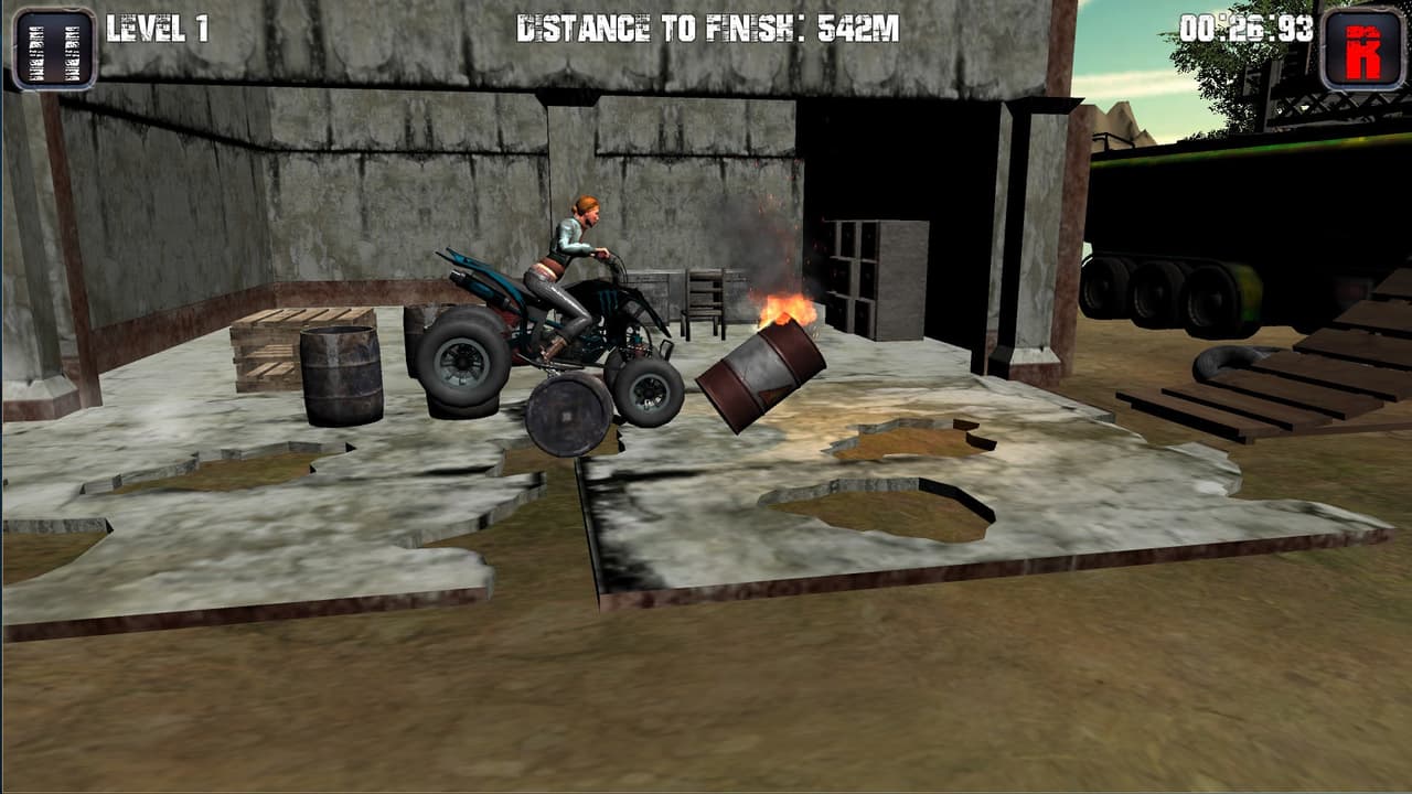 Motorcycle, tricycle, ATV hill racing screenshot 2