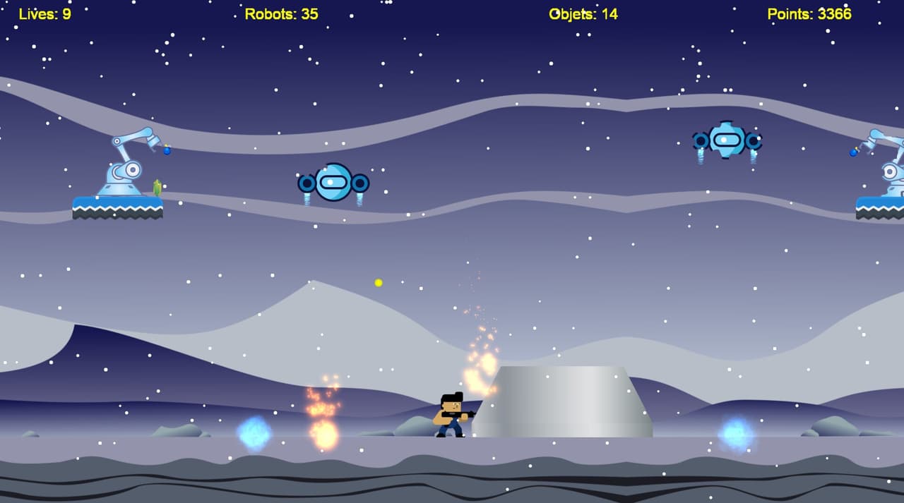 Cabezurrio vs Robots screenshot 2