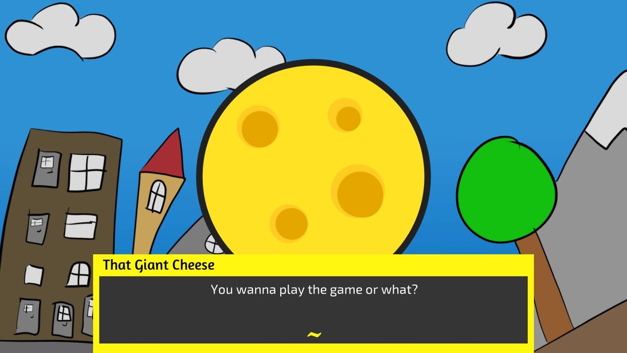 We need to stop that giant cheese before it destroys our town! screenshot 3