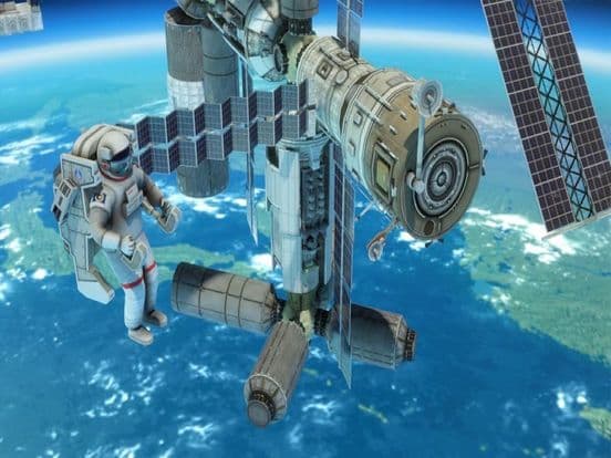 3D Space Walk Shuttle Simulator screenshot 2