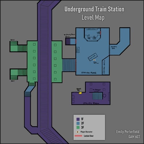 Underground Train Station (Blockmesh)