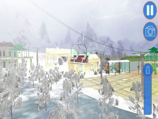 Chairlift Snowy Ride