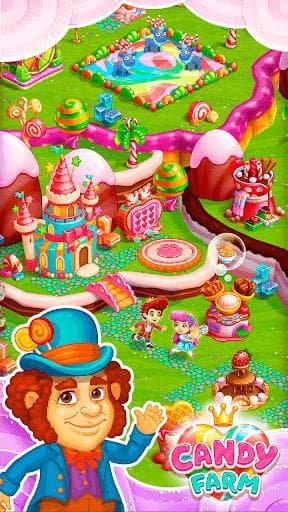 Sweet Candy Farm with magic Bubbles and Puzzles screenshot 4