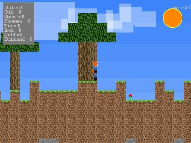 2D Minecraft screenshot 2