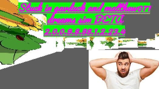 Stuck in Gavduck And Matthew071 Dreams Simulator!