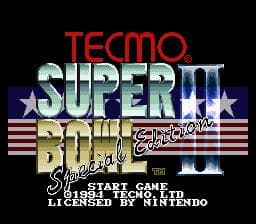 Tecmo Super Bowl II: Special Edition screenshot 6