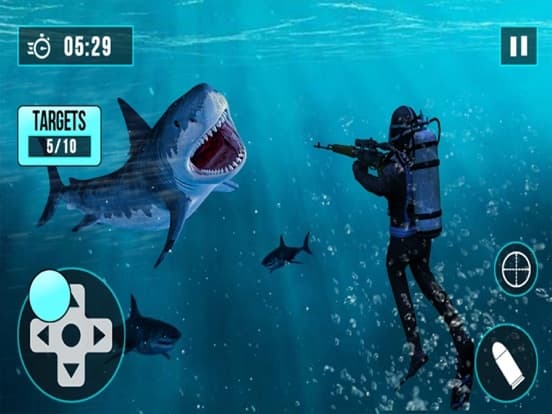 Shark Hunter Scuba Diving 3D screenshot 3