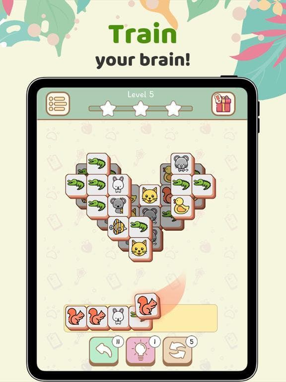 3 Tiles - Animal Mahjong Match screenshot 3