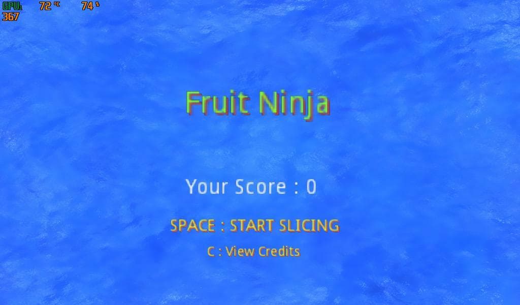 Fruit Ninja (vaibhavkr) screenshot 2