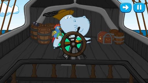Hippos tales: Pirate games screenshot 4