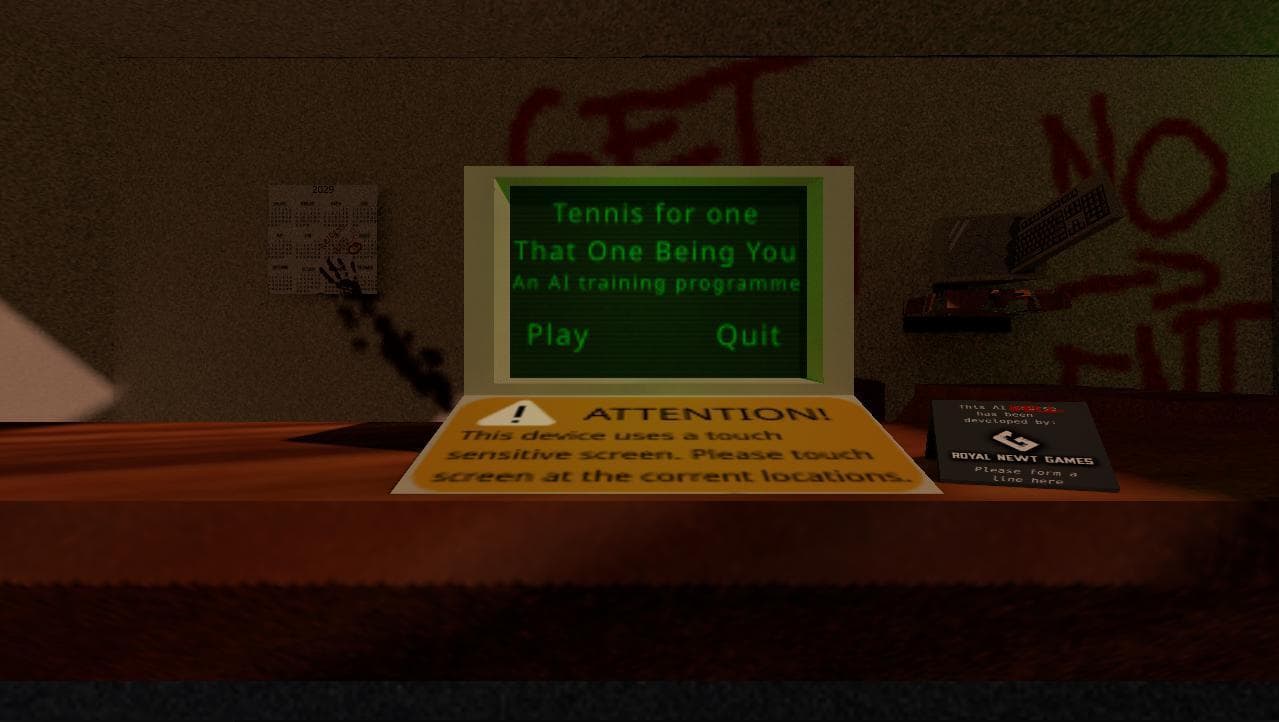Tennis for One - That One Being You
