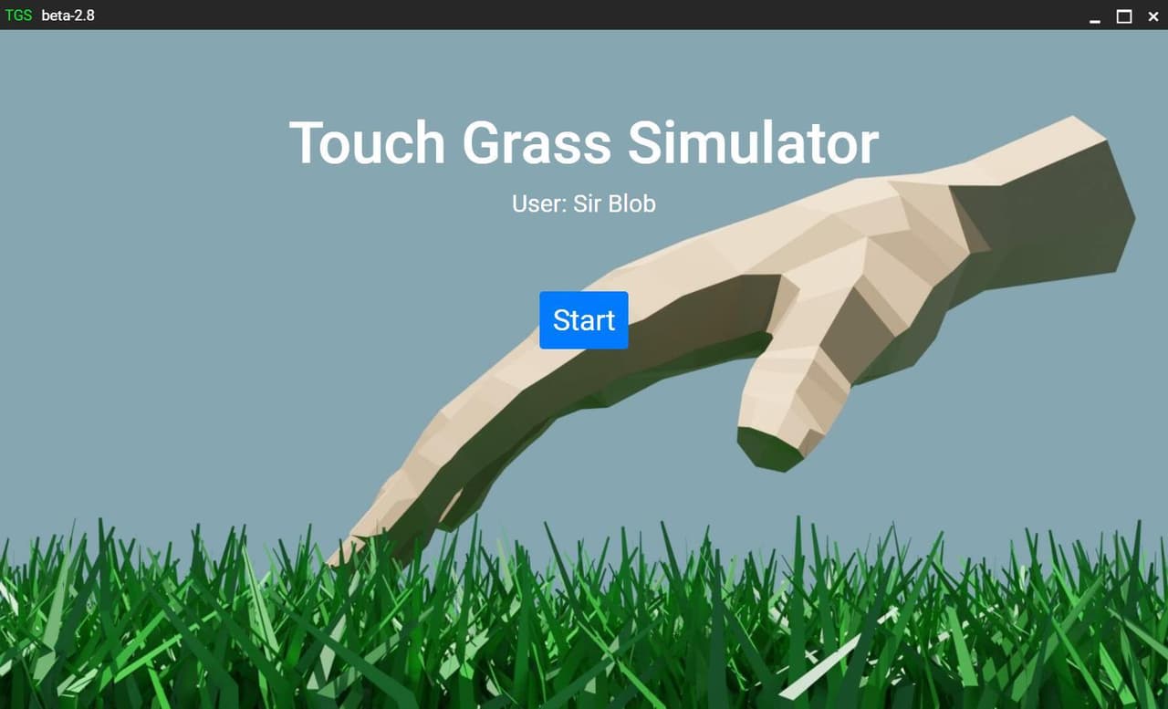 Touch Grass Simulator (Sir Blob) screenshot 2