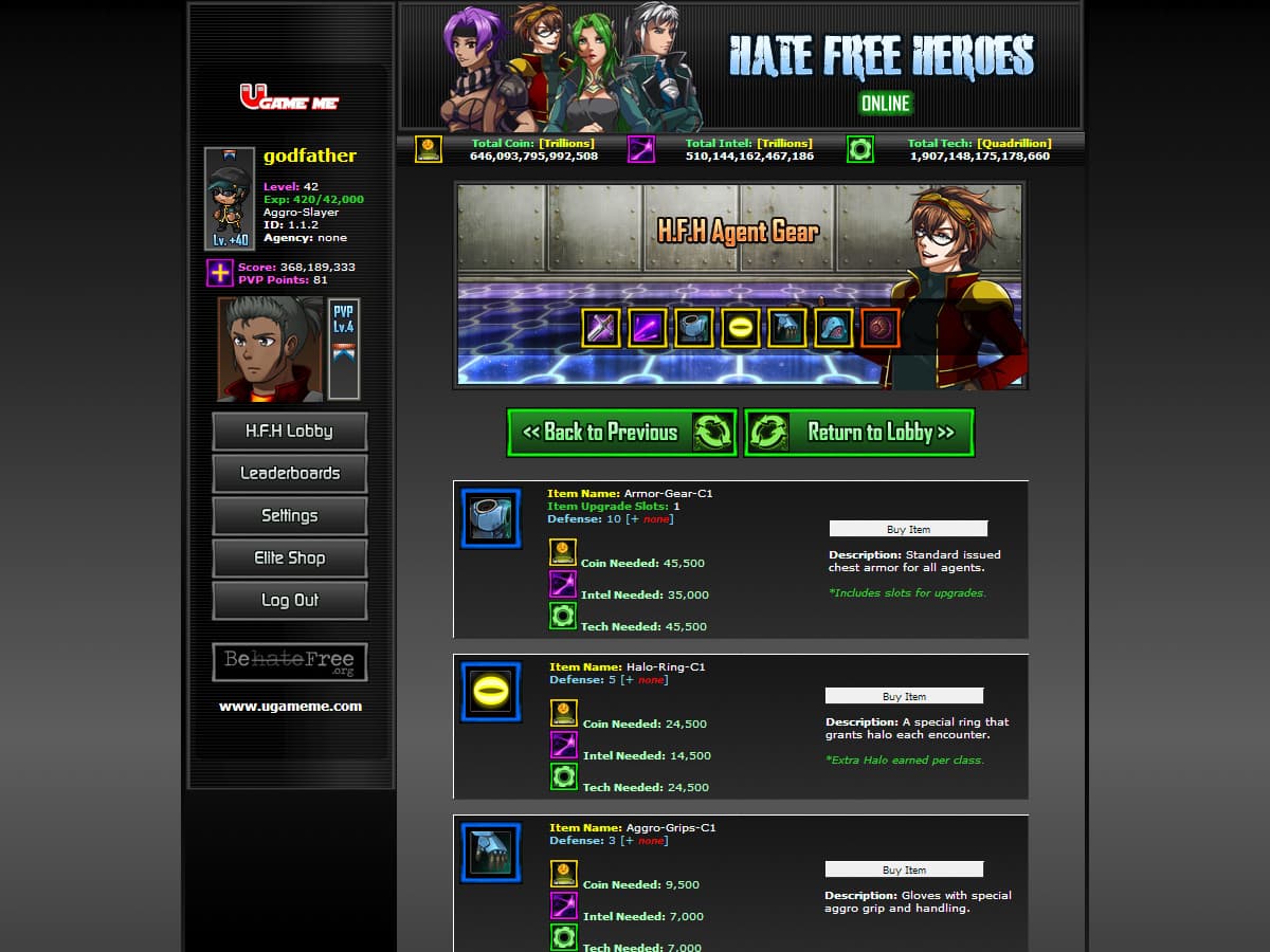Hate Free Heroes Online