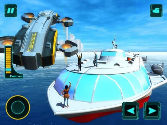 Tourist Futuristic Flying Car screenshot 3