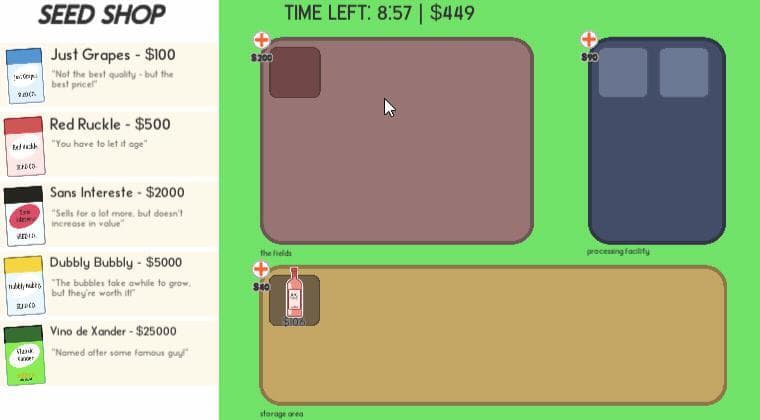 Extremely Short Wine Tycoon