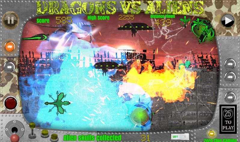 Dragons vs Aliens LITE screenshot 4