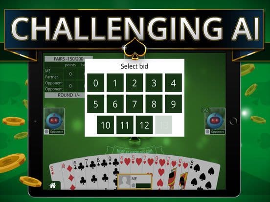 Spades Offline - Single Player screenshot 4