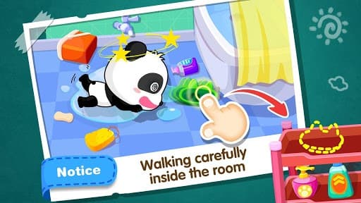 Baby Panda Safety – Learn Childs Safe Tips screenshot 5