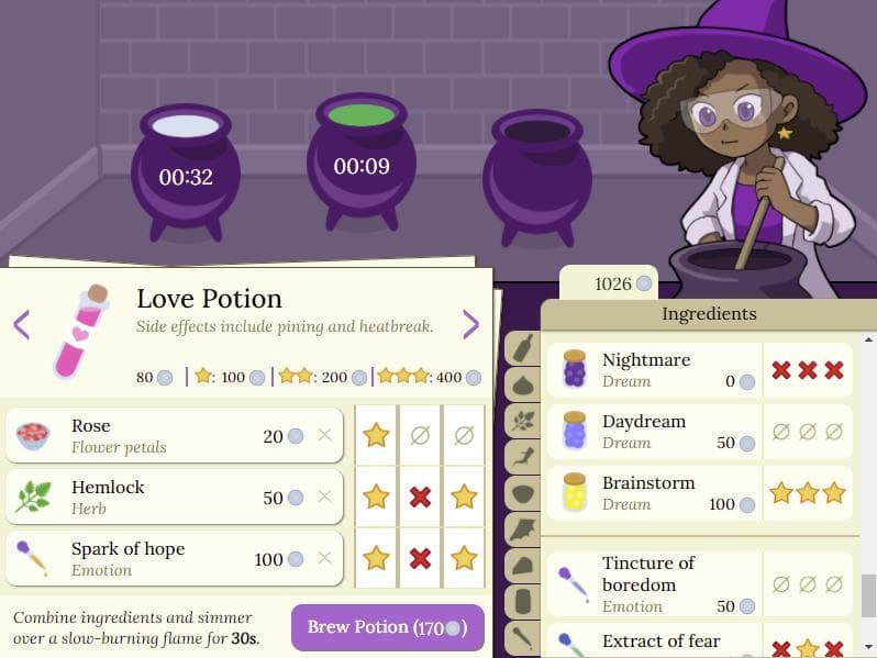 Lizzies Lucky Potion Shop (LDJam version) screenshot 3