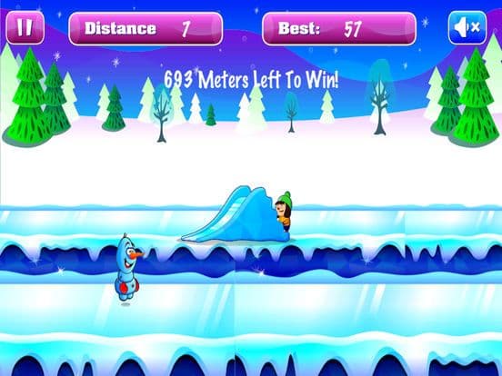 Frozen Snowman Run