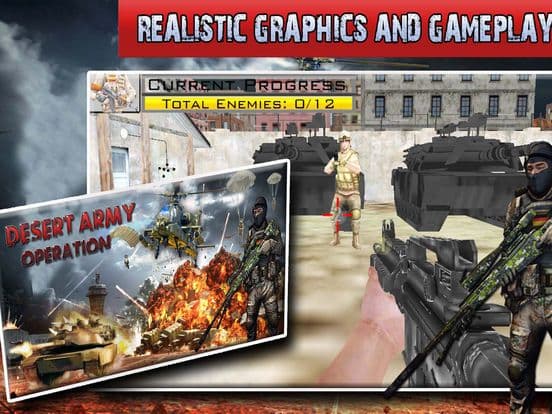 Desert Army War Operation -Furious Crushing Battle screenshot 3