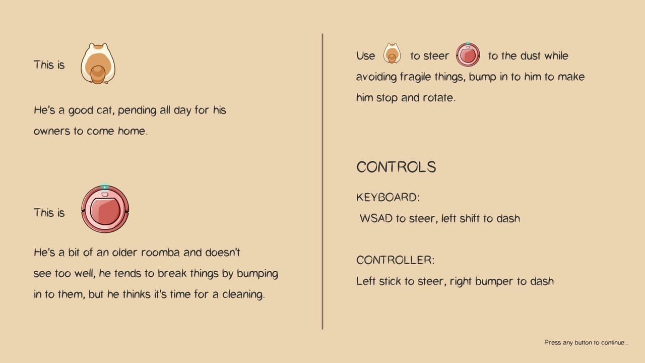 Cat-A-Roomba: Alone At Home screenshot 3