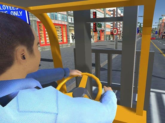 Extreme Forklifter driving 3D simulator screenshot 3