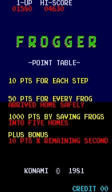 Frogger (1981) screenshot 4