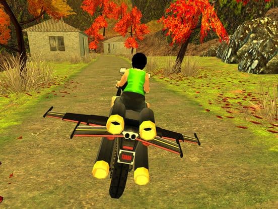 Flying Motorcycle Racing Simulator screenshot 3