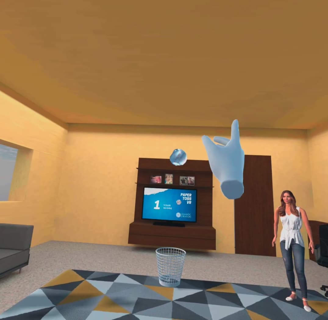 Paper Toss VR (itch) screenshot 3