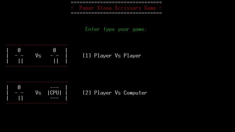 Paper Stone Scrissors Game screenshot 4