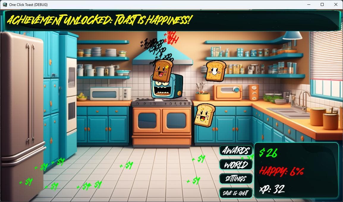 One Click Toast!