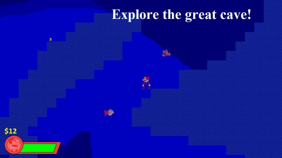 Marios Poorly Explained Escapade Through an Awkwardly Designed Cavern