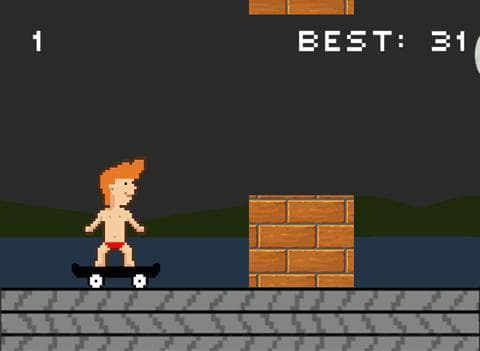 Naked Skater - Bro Edition screenshot 3