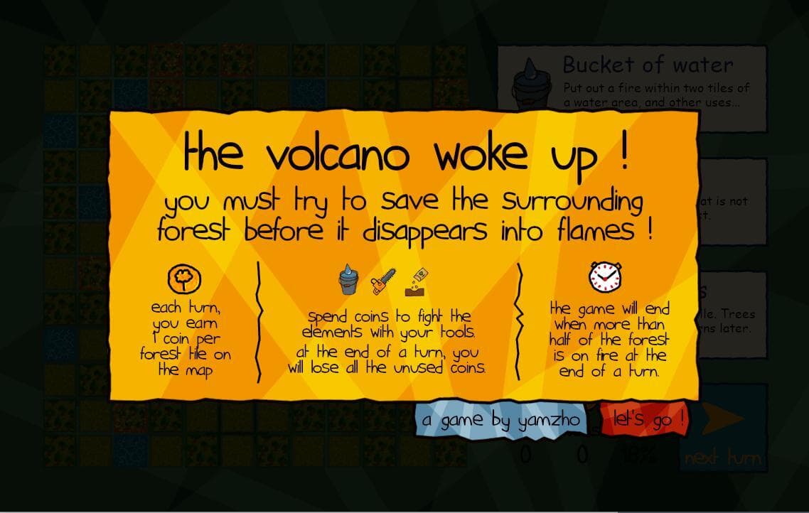The Volcano Woke Up ! screenshot 2